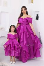 ⁦فستان بناتي بكسرات انيقة في الاسفل⁩ - الصورة ⁦3⁩