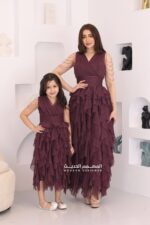 ⁦فستان بناتي تل بطبقات فخمه⁩ - الصورة ⁦5⁩