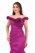 ⁦فستان سهرة راقي أنيق⁩ - الصورة ⁦5⁩