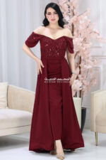 ⁦فستان سهرة عصري فاخر⁩ - الصورة ⁦4⁩