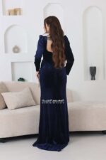 ⁦فستان سهرة مخمل⁩ - الصورة ⁦6⁩