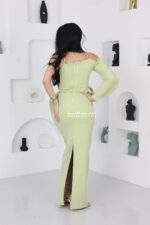 ⁦فستان سهرة ناعم طويل⁩ - الصورة ⁦8⁩