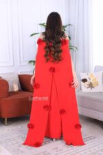⁦فستان سواريه أنيق بورد فخم⁩ - الصورة ⁦5⁩
