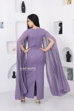 ⁦فستان سواريه بأكمام منديل فخمة⁩ - الصورة ⁦7⁩