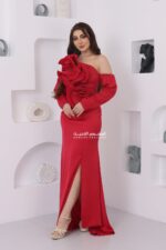 ⁦فستان سواريه بأكمام منفصله فخمه⁩ - الصورة ⁦3⁩