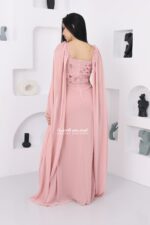 ⁦فستان سواريه باكمام منديل فخمة⁩ - الصورة ⁦2⁩