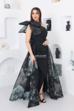 ⁦فستان سواريه بتصميم ملكي أنيق⁩ - الصورة ⁦3⁩