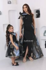 ⁦فستان سواريه بناتي ملكي أنيق فخم⁩ - الصورة ⁦4⁩