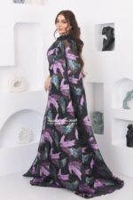 ⁦فستان سواريه ملكي بتطريز ورد⁩ - الصورة ⁦7⁩