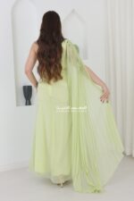 ⁦فستان سواريه ناعم بشال أنيق⁩ - الصورة ⁦10⁩