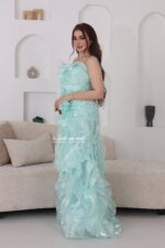 ⁦فستان سواريه ناعم فاخر⁩ - الصورة ⁦9⁩