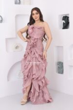 ⁦فستان سواريه ناعم فاخر⁩ - الصورة ⁦4⁩