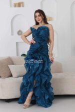 ⁦فستان سواريه ناعم فاخر⁩ - الصورة ⁦2⁩