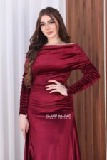 ⁦فستان شتوي مناسبات ناعم⁩ - الصورة ⁦6⁩