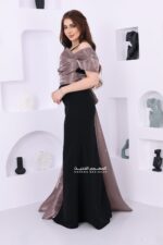 ⁦فستان طويل مناسبات ناعم⁩ - الصورة ⁦2⁩