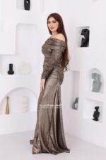 ⁦فستان طويل ناعم فخم⁩ - الصورة ⁦6⁩