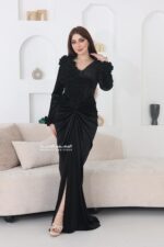 ⁦فستان مخمل ناعم⁩ - الصورة ⁦2⁩