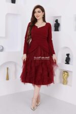 ⁦فستان ميدي انيق⁩ - الصورة ⁦5⁩