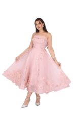 ⁦فستان ميدي سهرة فخم⁩ - الصورة ⁦2⁩