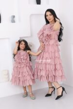 ⁦فستان بناتي ناعم أنيق⁩ - الصورة ⁦3⁩