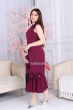 ⁦فستان ناعم قصير فخم⁩ - الصورة ⁦8⁩