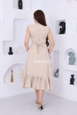 ⁦فستان ناعم قصير فخم⁩ - الصورة ⁦9⁩