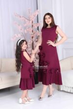 ⁦فستان ناعم قصير فخم⁩ - الصورة ⁦12⁩