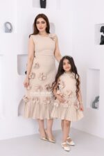 ⁦فستان ناعم قصير فخم⁩ - الصورة ⁦14⁩