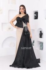 ⁦فستان سهرة سواريه بتصميم راقي⁩ - الصورة ⁦2⁩