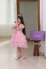 فستان بناتي سهرة بتطريز