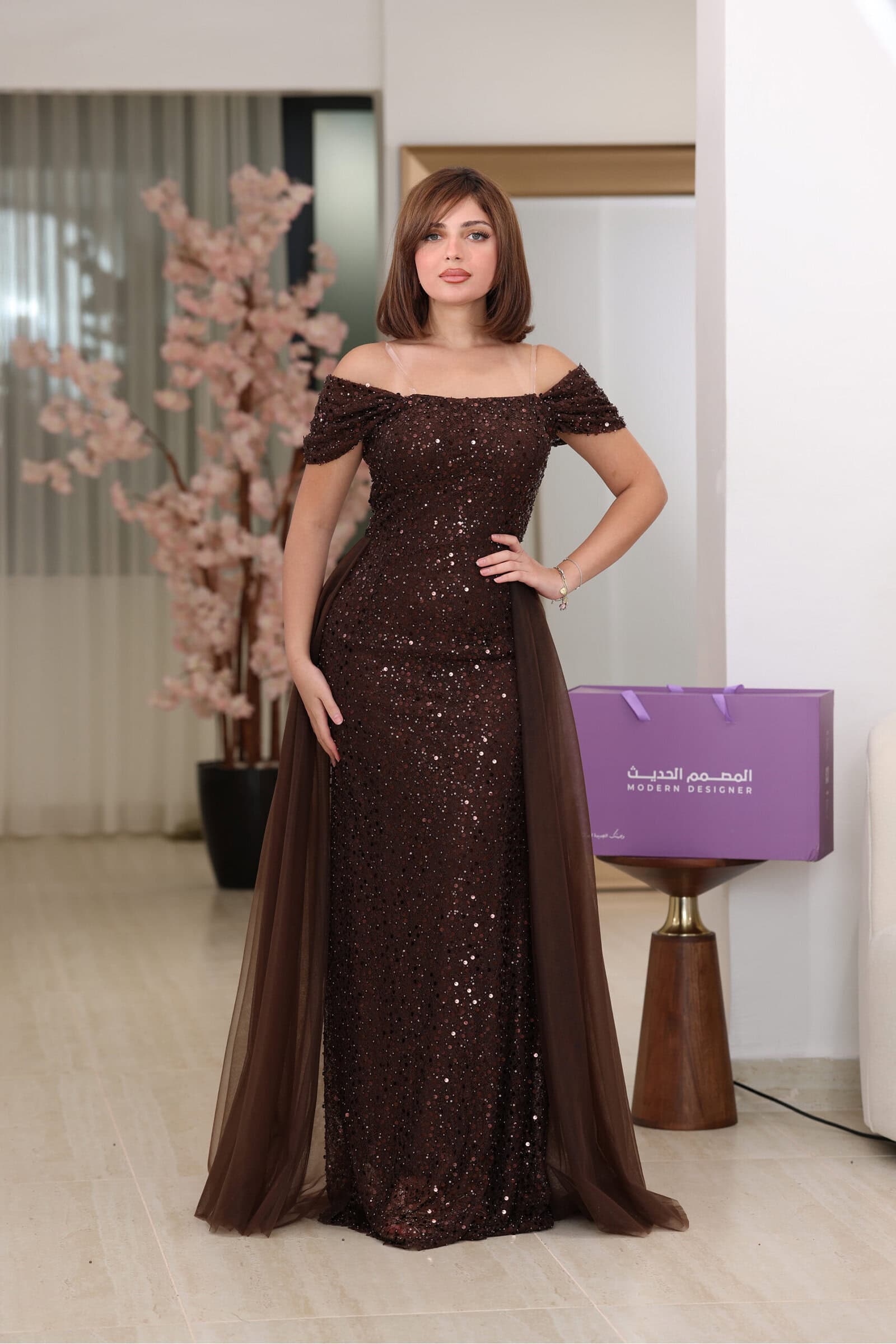 Fustan Munasabat Sahrat Fakhm فستان مناسبات سهرة فخم