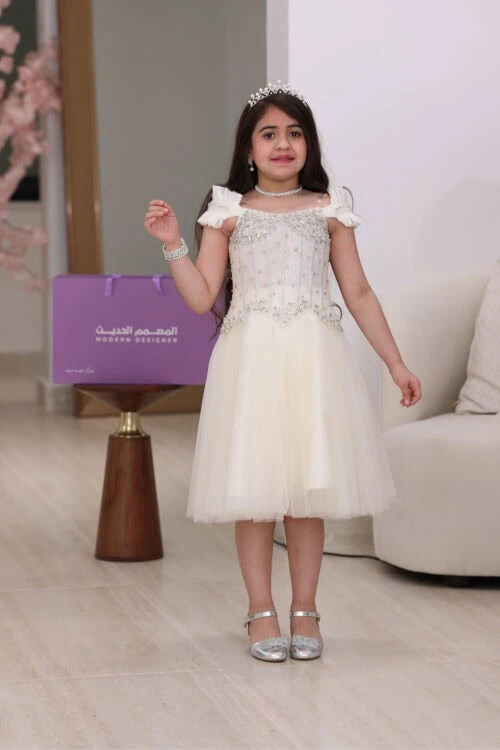 فستان سهرة بناتي تل