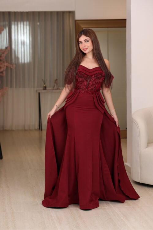 فستان سهرة طويل للمناسبات